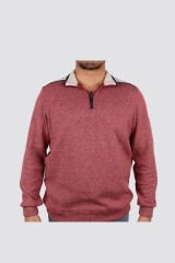 Daniel Bessi Slim Fit Muline Selanik Boğazlı Sweatshirt 209-11-24