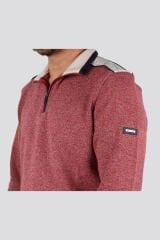 Daniel Bessi Slim Fit Muline Selanik Boğazlı Sweatshirt 209-11-24