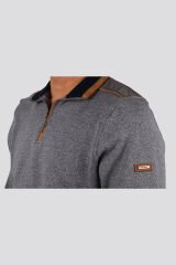 Daniel Bessi Slim Fit Muline Selanik Boğazlı Sweatshirt 209-12-24