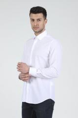 Slim Fit Uzun Kollu Erkek Gömlek 360-DB02