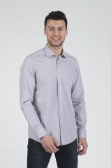 Slim Fit Uzun Kollu Erkek Gömlek 360-DB02 BEYAZ - S