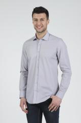 Slim Fit Uzun Kollu Erkek Gömlek 360-DB02 BEYAZ - S