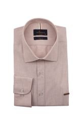 Slim Fit Uzun Kollu Somon Erkek Gömlek 480-736
