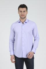 Slim Fit Uzun Kollu Erkek Gömlek 360-DB03 KİREMİT RENGİ - S
