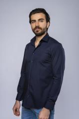 Slim Fit Uzun Kollu Erkek Gömlek 360-DB09 YEŞİL - 2XL