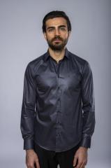 Slim Fit Uzun Kollu Erkek Gömlek 525-DB02