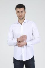 Slim Fit Uzun Kollu Erkek Gömlek 525-DB02