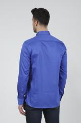 Slim Fit Uzun Kollu Erkek Gömlek 585-DB39 SİYAH - M