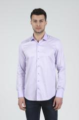 Slim Fit Uzun Kollu Erkek Gömlek 585-DB39 TURUNCU - L