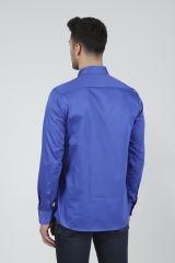 Slim Fit Uzun Kollu Erkek Gömlek 585-DB39 SAKS - S